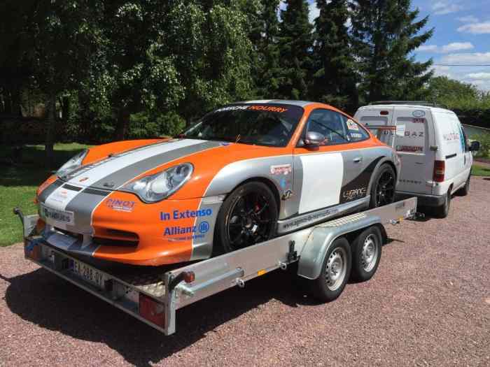 Remorque plateau porte-voiture 2T000 2