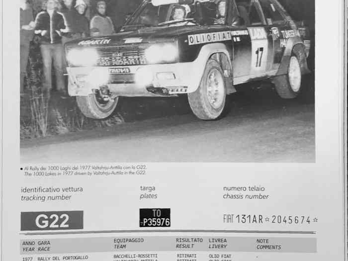 Fiat 131 Abarth GR4 (ex usine officiel) 5