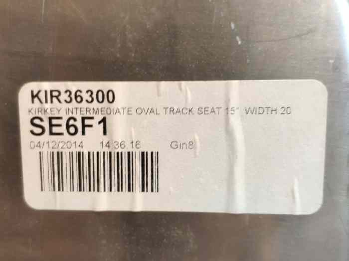 Siège baquet aluminium KIRKEY RACING 3