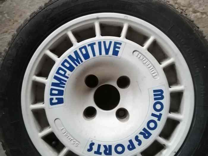 Jantes compomotive avec pneu 2
