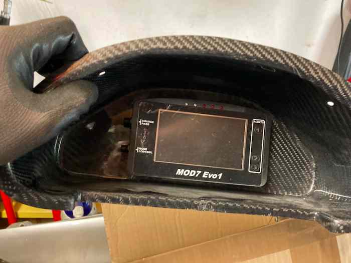 MOD7 evo1 option vitesse et jauge Dashboard support carbone 0