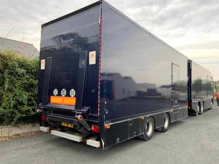 VENDS CAMION MAN 26 T + REMORQUE DOUBLE ESSIEUX 4