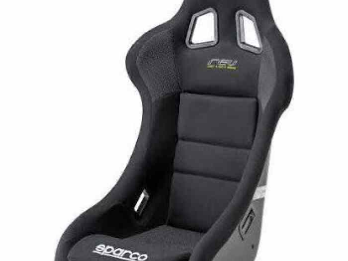 Paire de sièges baquets Sparco Rev taille M noirs homologués FIA 0