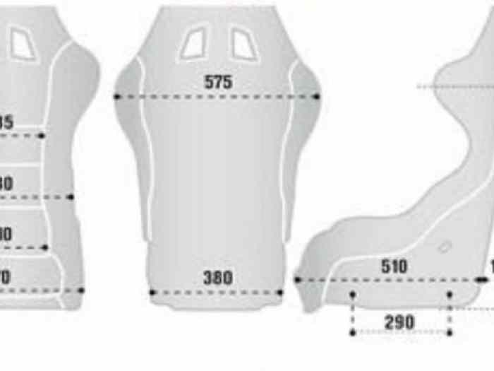 Paire de sièges baquets Sparco Rev taille M noirs homologués FIA 1