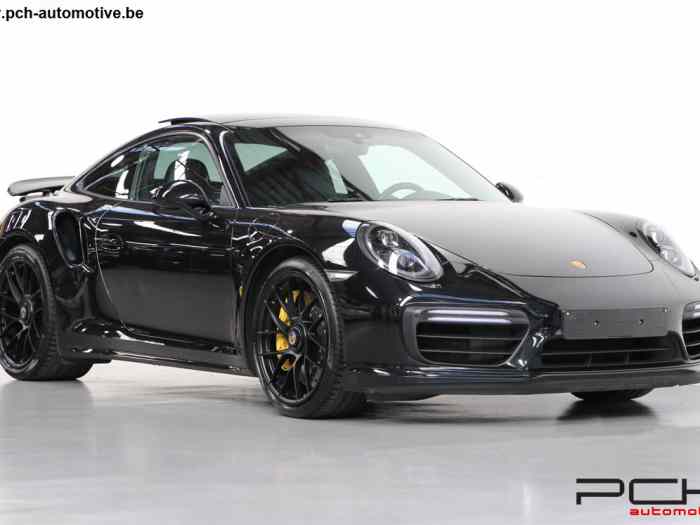 Porsche 991 Turbo S 3.8 580cv PDK - PANO - LED - FULL BLACK-40200KM-2017 0