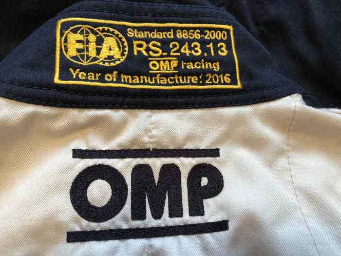 Combinaison rallye omp 2