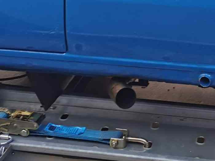 Ligne inox latérale Renault clio williams grA 2