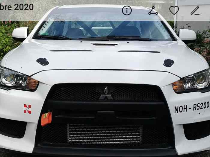 Mitsubishi lancer Evo 10 vendu merci mikado