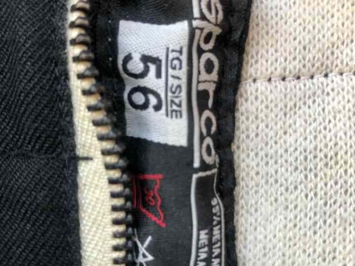 Combinaison Sparco Sprint FIA taille L-56 1