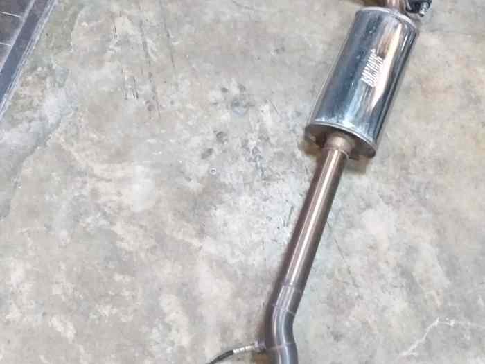 Ligne inox latérale Renault clio williams grA 1