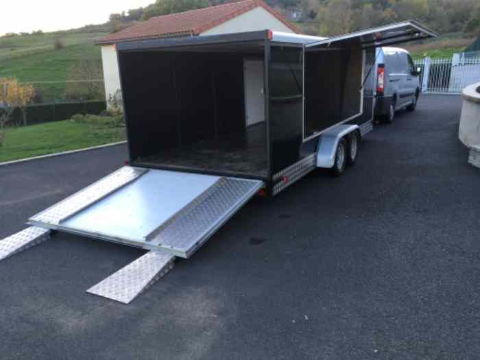 Remorque porte voiture fermée 5