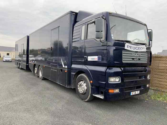 VENDS CAMION MAN 26 T + REMORQUE DOUBLE ESSIEUX 0