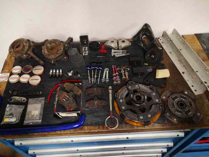 lot de pièces performance compétition rallye diverses renault clio gra 16s williams 0