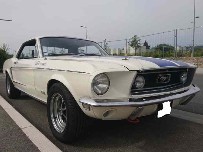 FORD MUSTANG COUPE 390 GT 6.4L-V8-37 CV 1968 0