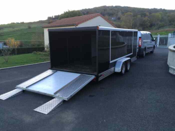 Remorque porte voiture fermée 2