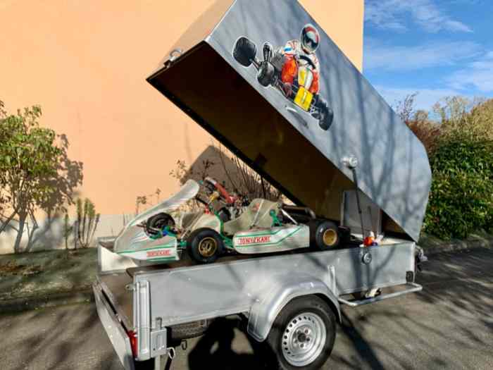 Remorque fermée Westfalia karting moto