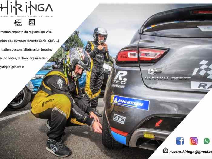 Formation copilote du régional au WRC