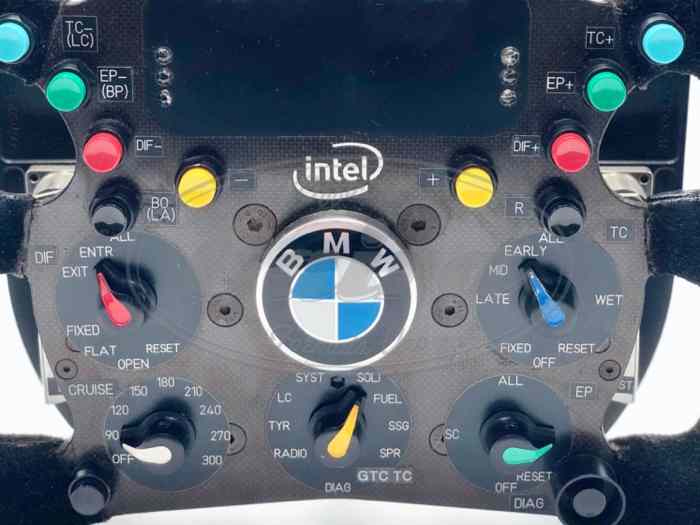 BMW Sauber F1.07 Formula One - 2007 - Original Steering Wheel - Vettel, Heidfeld & Kubica - F1 4