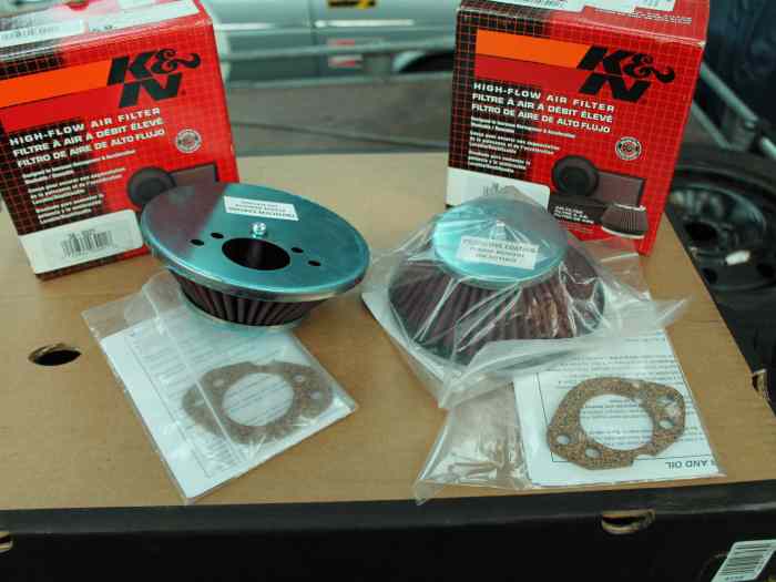 FILTRES A AIR K & N Pour carburateurs S.U.