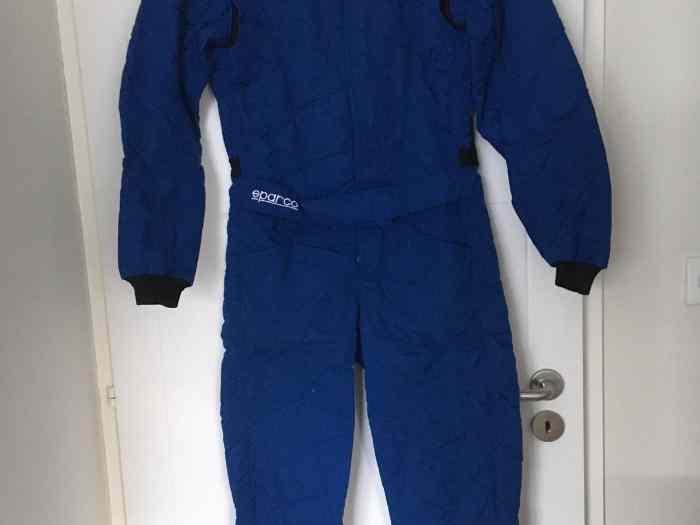 Combinaison Sparco Sprint RS-2.1 Bleue – photo 1 sur 3