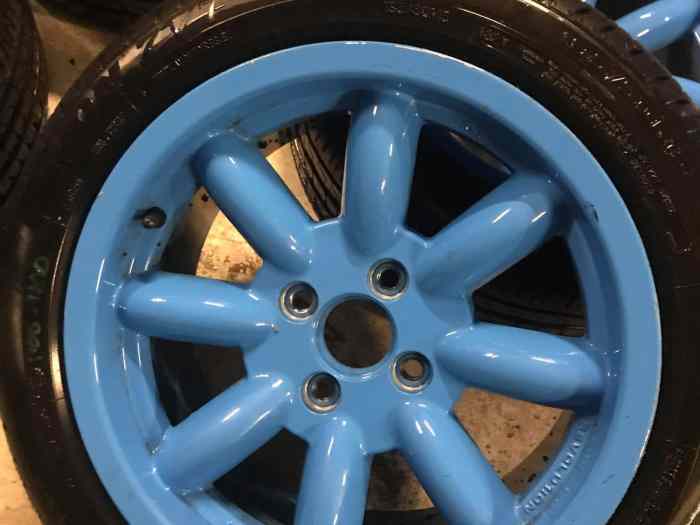 lot de 6 jantes Revolution 8 Branches 7X15 en 4x100 1