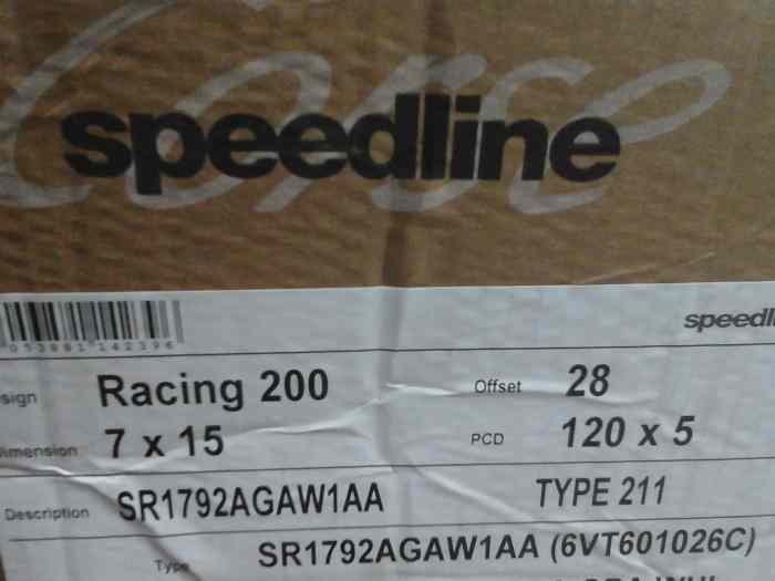 Jantes speedline corse 1