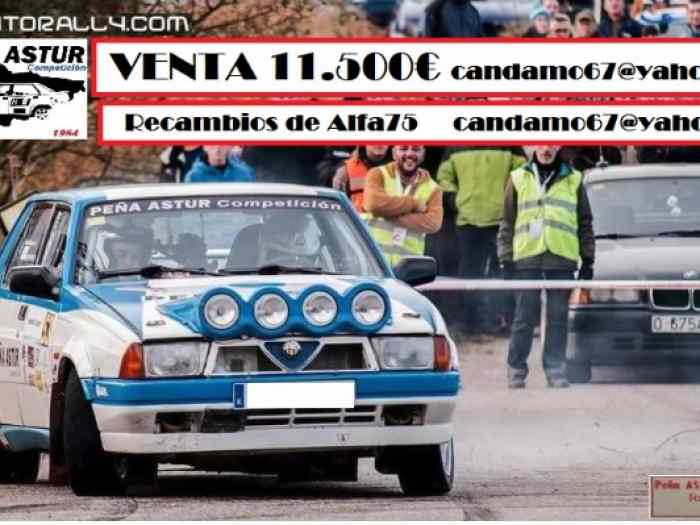 VENTA Alfa Romeo 75 1988