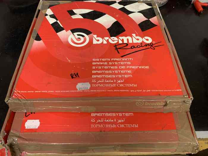 2 DISQUES 206 S1600 345 X 28MM BREMBO RACING NEUFS 2