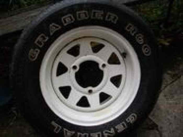 RARE jante tole entraxe renault 5 ou renault 4 0