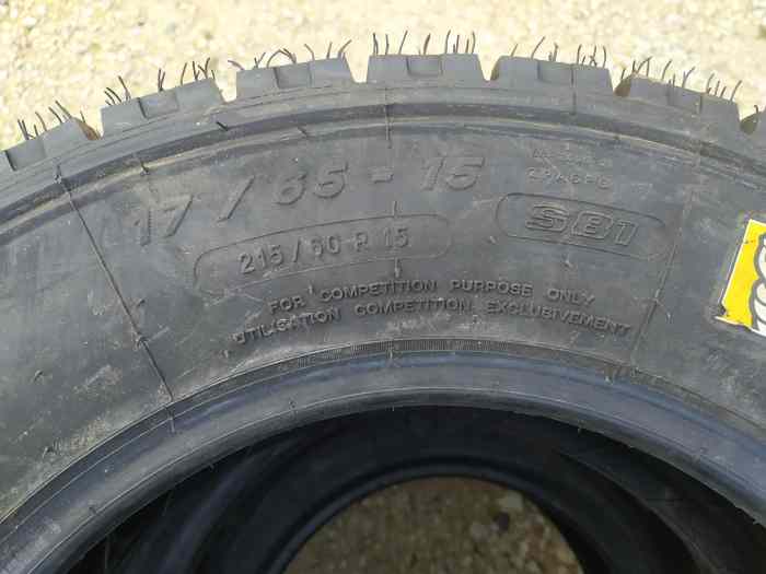 Pneus Michelin Pilot Sport rallye terre 17/60-15 5
