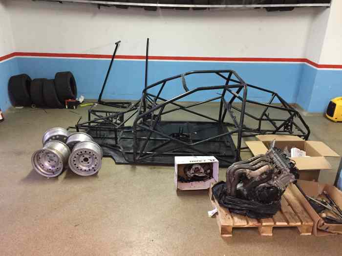 chasis silver car s3 motor suzuki k14 - pièces et voitures de course à ...
