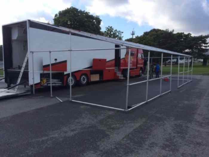 Auvent semi remorque 13m50 X 7m 1