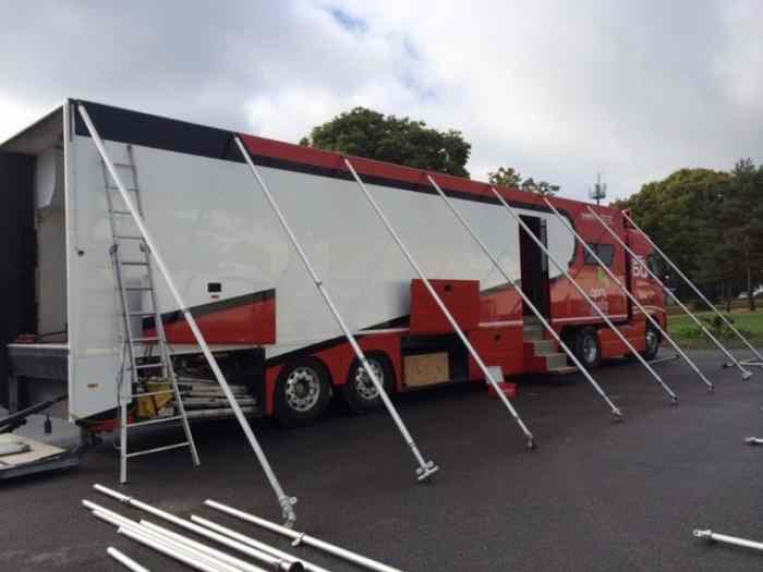 Auvent semi remorque 13m50 X 7m 3
