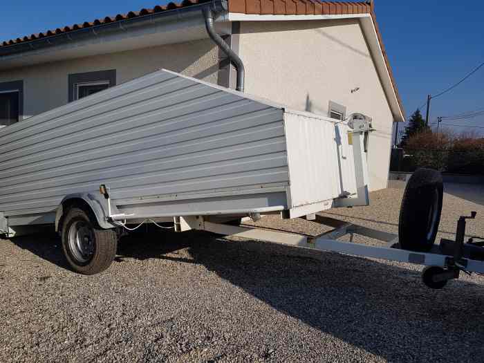 Remorque tôlée basculante 1250 Kg – photo 2 sur 4