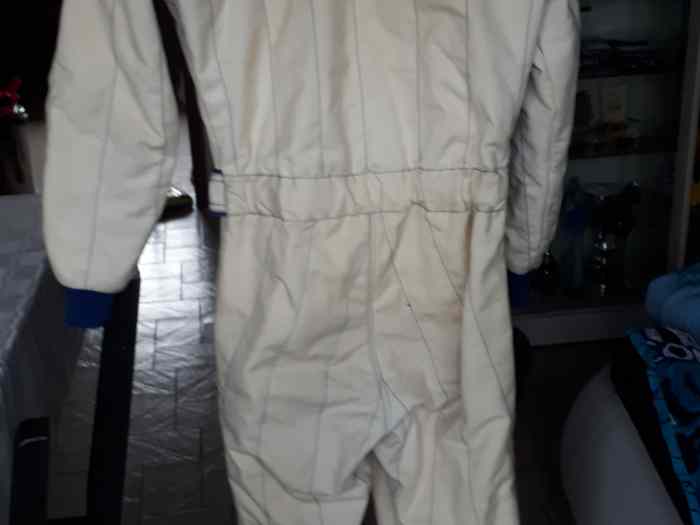 combinaison de rallye sparco blanche écru taille 48 1