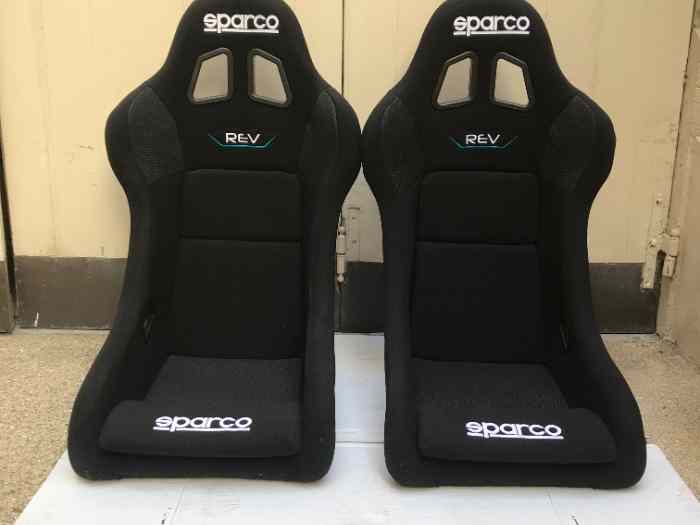 NEUF Lot 2 Baquets SPARCO REV QRT FIA 2026 1