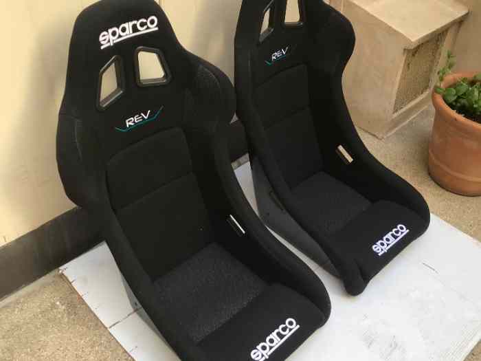 NEUF Lot 2 Baquets SPARCO REV QRT FIA 2026 0