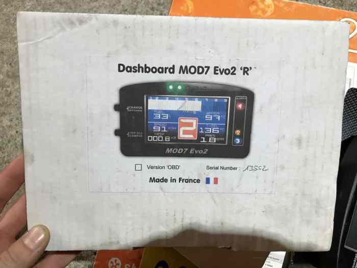 Dashboard MOD7 Evo 2 R 3