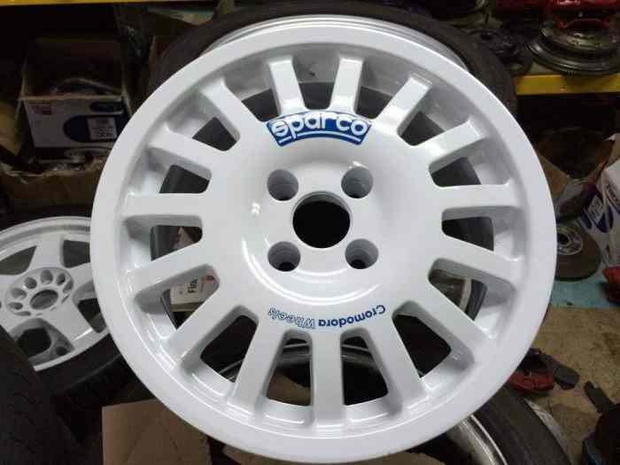 LLANTAS SPARCO CROMODORA NUEVAS 4X100 7X15 ET35