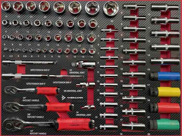 Servante d’outils Widmann Edition Exclusive 7/6 avec clé dynamométrique N 1