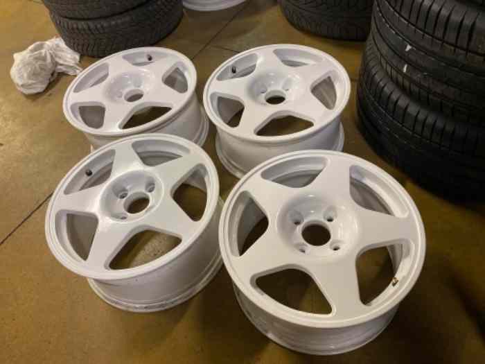 Rare: 4 jantes 7.5x16 Speedline Peugeot sport 306 groupe A