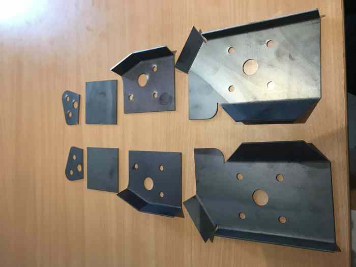 KIT DE RENFORTS DE CHASSIS A SOUDRT BMW E46