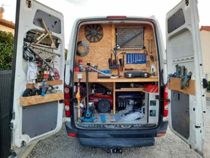 crafter aménagé atelier et camping car 2