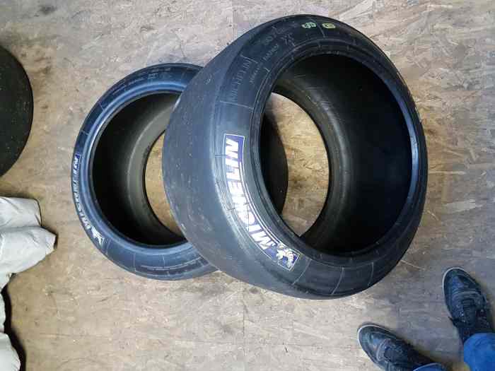 2 pneus slick Michelin AR porsche 0