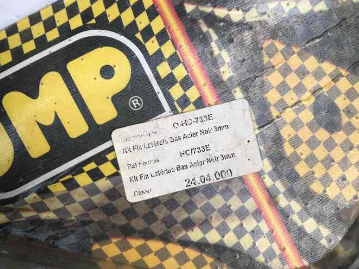 NEUF Baquet fixations acier OMP 3