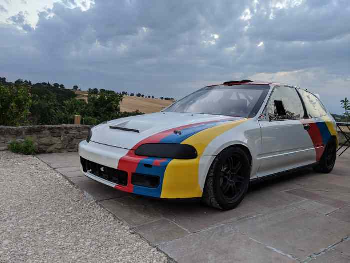 HONDA CIVIC EG6 Préparation radicale piste 1