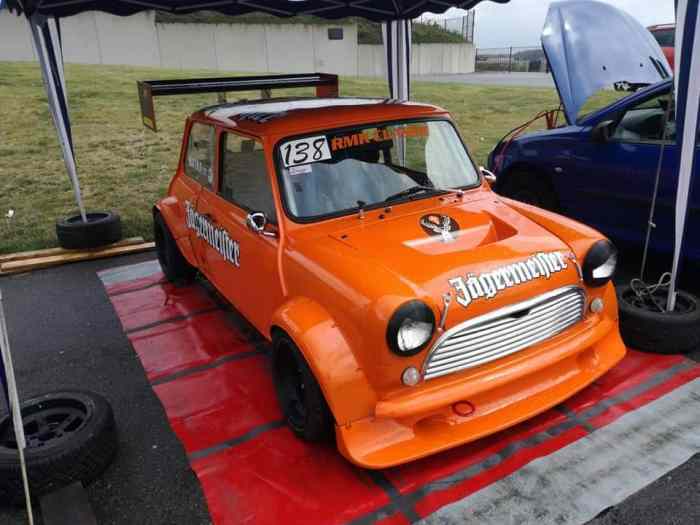 Austin mini moteur moto