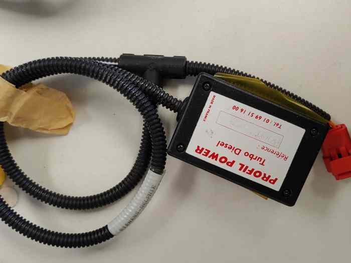 Boitier performance profil tuning diesel