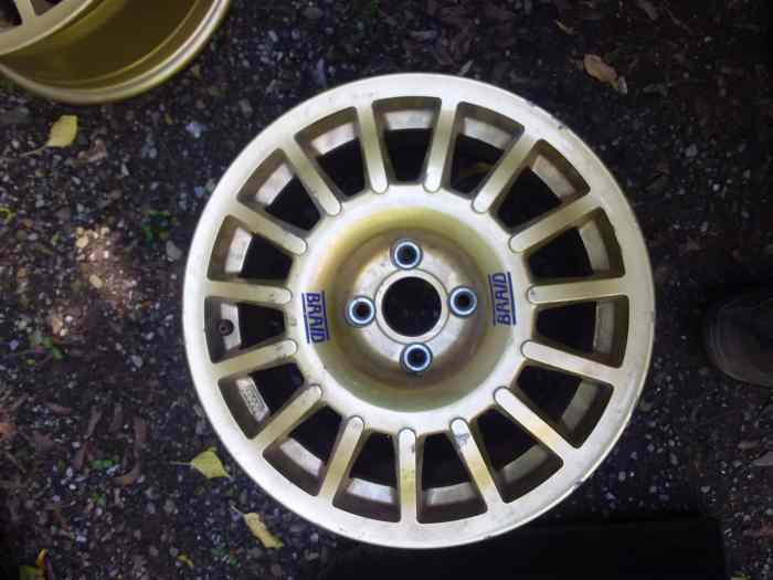 3 jantes BRAID neuves 7 x 15 4x 100 ET24 BMW etc..