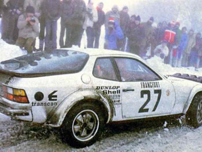 Porsche 924 gr4 extension aile polyester 2